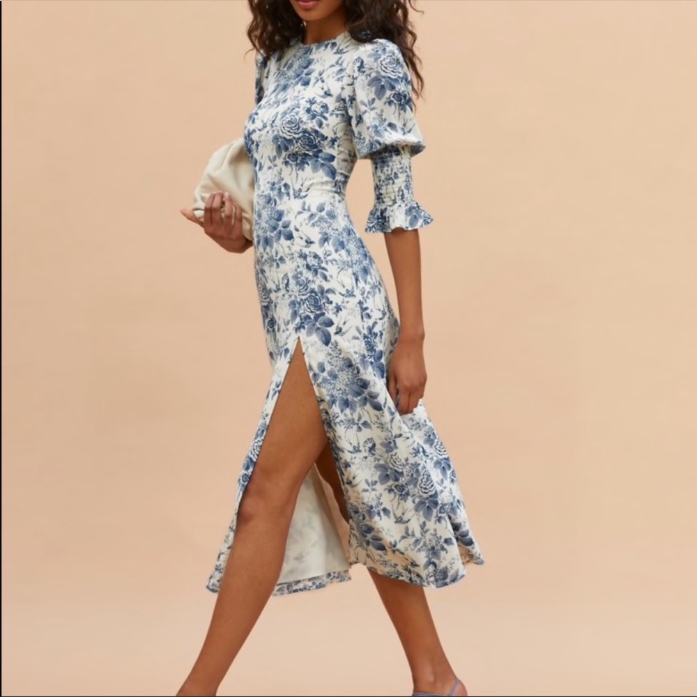 Reformation Carolena Dress Pompadour